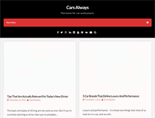 Tablet Screenshot of carsalways.com